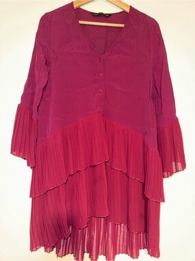 Zara Woman Deep Wine Blouse